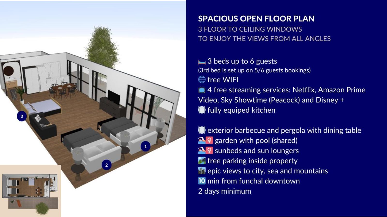 Studio Geek Villa - Open Space - 5M From 5 Top Attractions - Pool All Year Round, Dining Pergola, Barbecue - Funchal Matrix Holiday Home Esterno foto